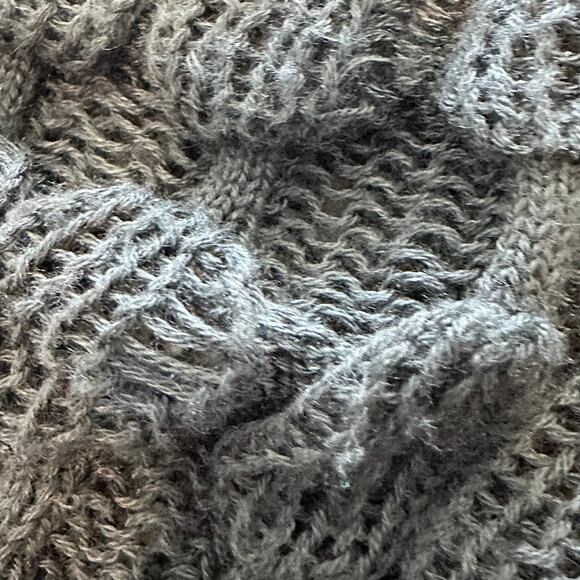 Banana Wool Blend Sweater Vest Cowl Turtle Neck Fishermens Womans size‎ Large - Picture 11 of 11